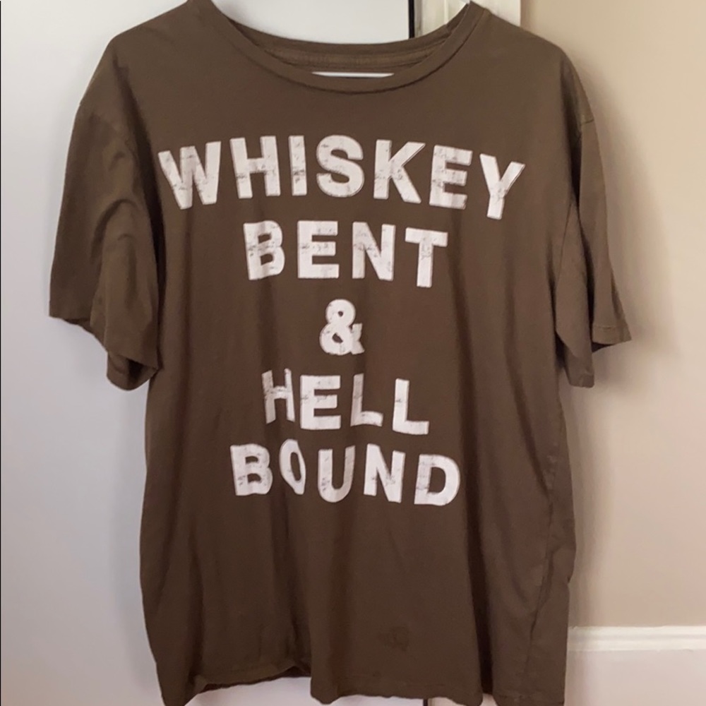 Men’s Whiskey Bent & Hell Bound T Shirt
